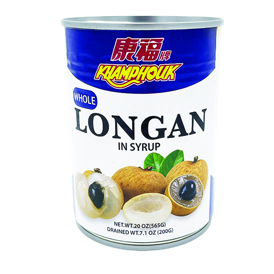 KHAMPHOUK LONGANS IN SYRUP 24cn x 20oz (565g)