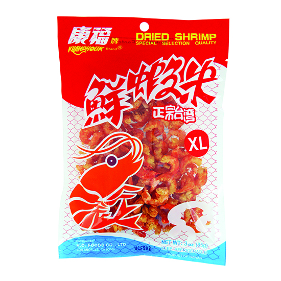 DRIED SHRIMP (X-LARGE) (KP) 50bg x 3oz(TAIWAN)