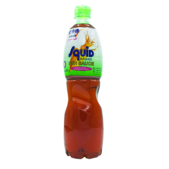 SQUID BRAND FISH SAUCE (PLASTIC) 12pb x 24fl oz. (700ml)