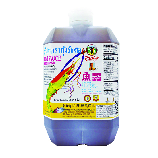 SHRIMP FISH SAUCE(PANTAI) 3pj x 152 fl.oz. (4500ml)