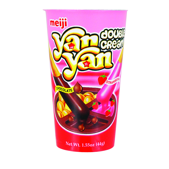 YAN YAN MIX (CHOCO/STRAWBERRY) CREAM 8-10pk x 2oz (57g)