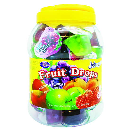 FRUIT DROP (ASSORTED)(JUIZEE JUICE) 6pj x 1400g(49.38oz)(58pcs)