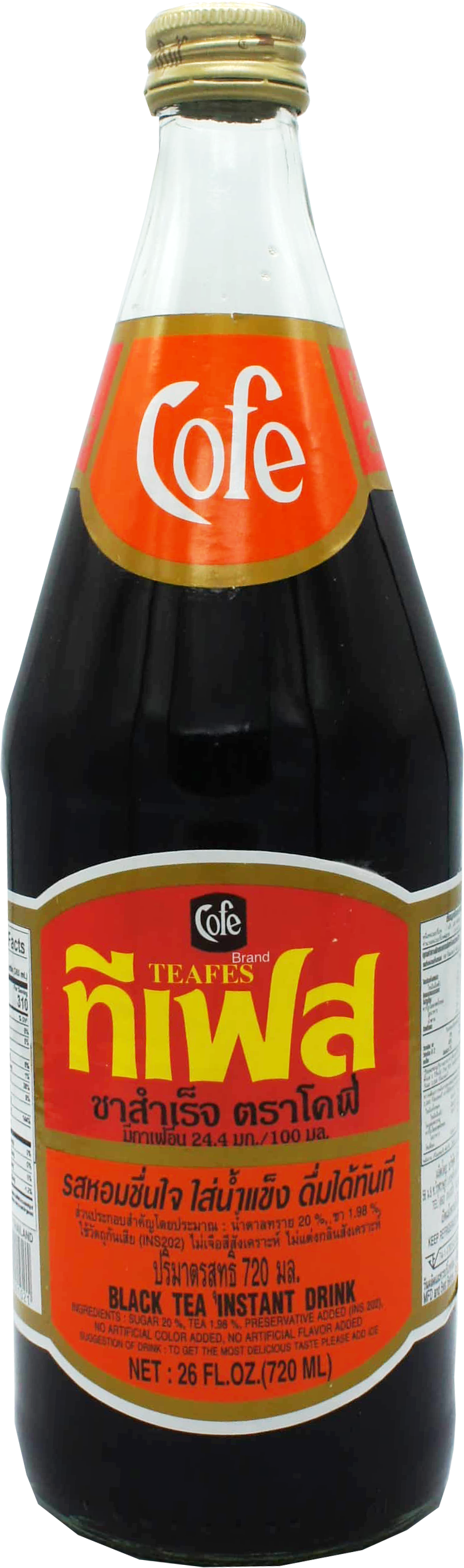 COFE TEAFES BLACK TEA 12gb x 26oz (720ml)