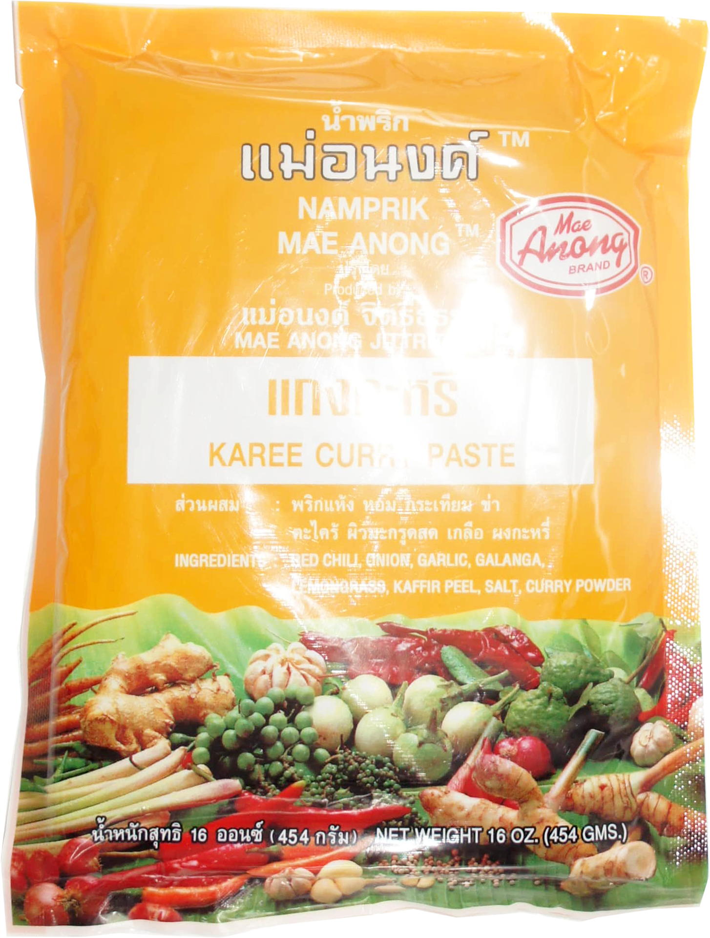 KAREE (YELLOW) CURRY (MAE ANONG) 20bg x 16oz(454g)