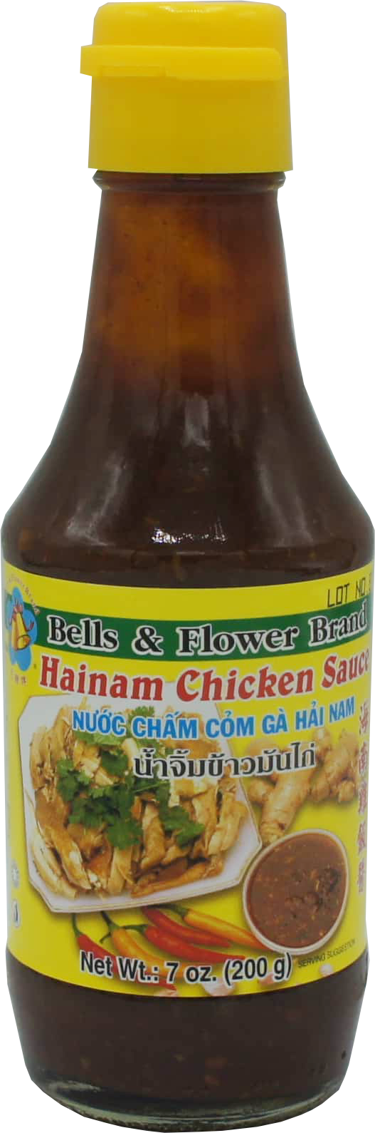BELLS & FLOWER HAINAM CHICKEN SAUCE DIPPING 24gj x 7oz (200g