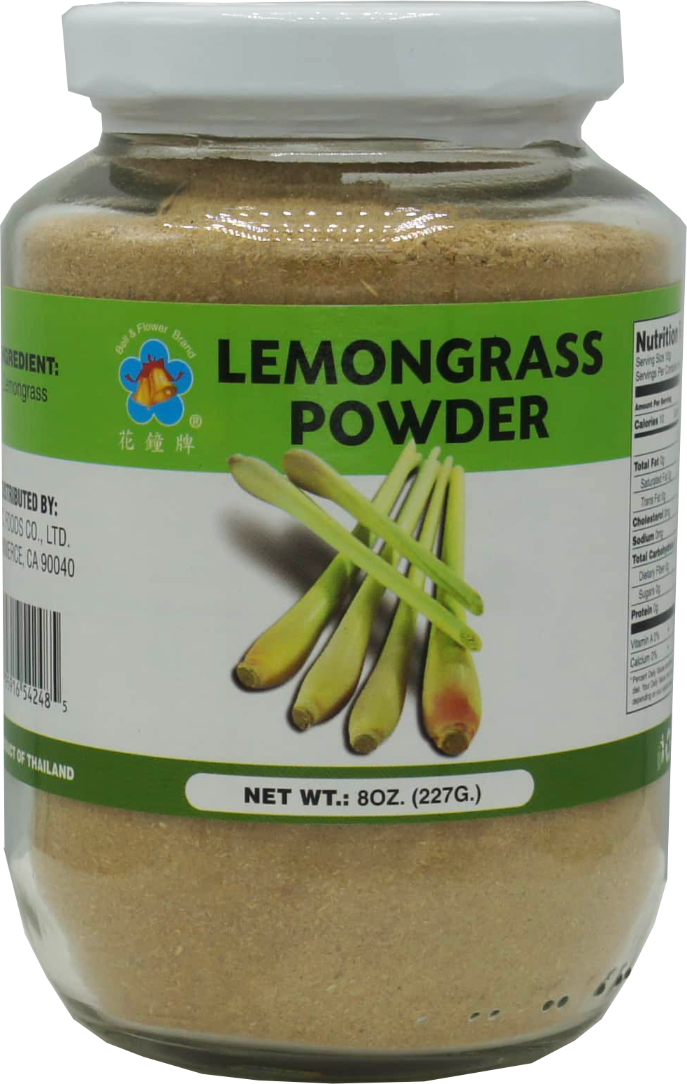 BELLS & FLOWER LEMONGRASS POWDER 24gj x 8oz (227g)