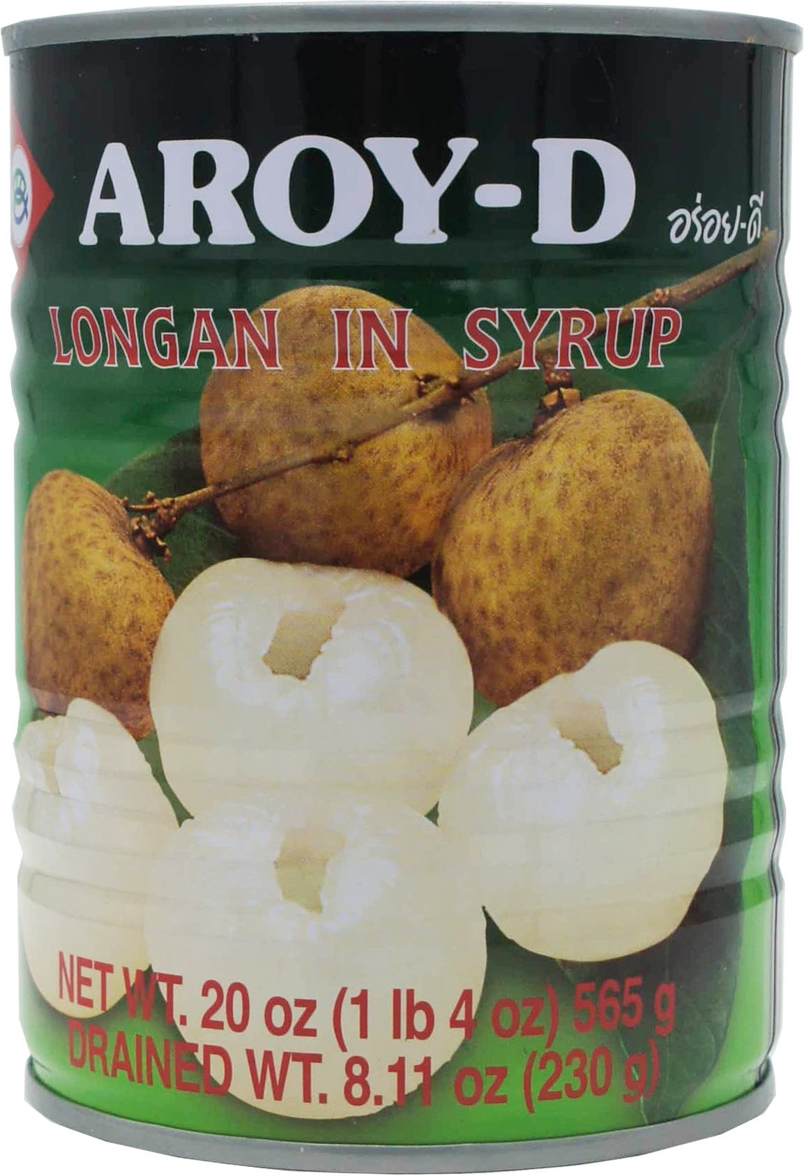 AROY-D LONGAN IN SYRUP 24cn x 20oz (565g)