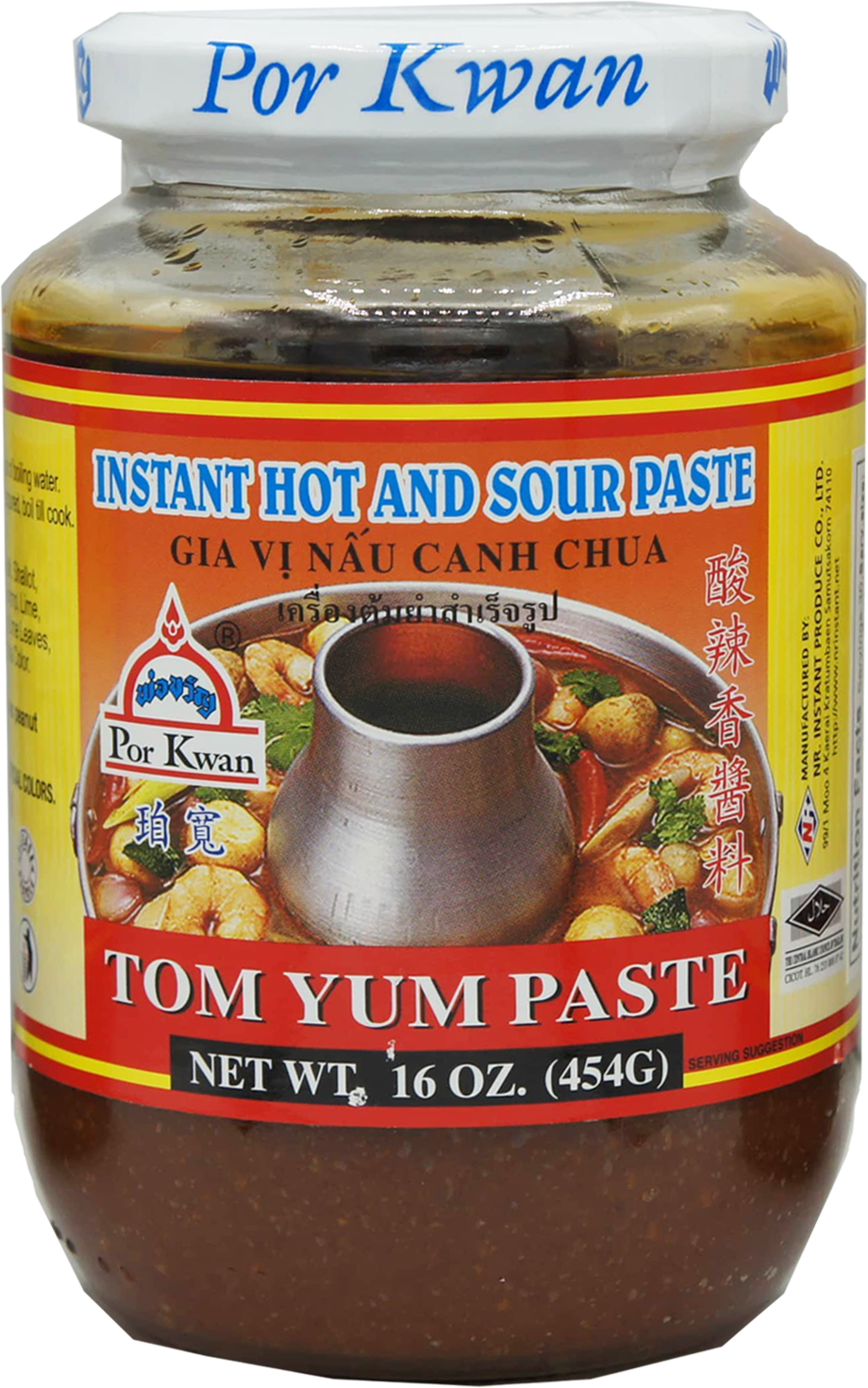 POR KWAN INSTANT HOT AND SOUR PASTE 24gj x 16oz (454g)