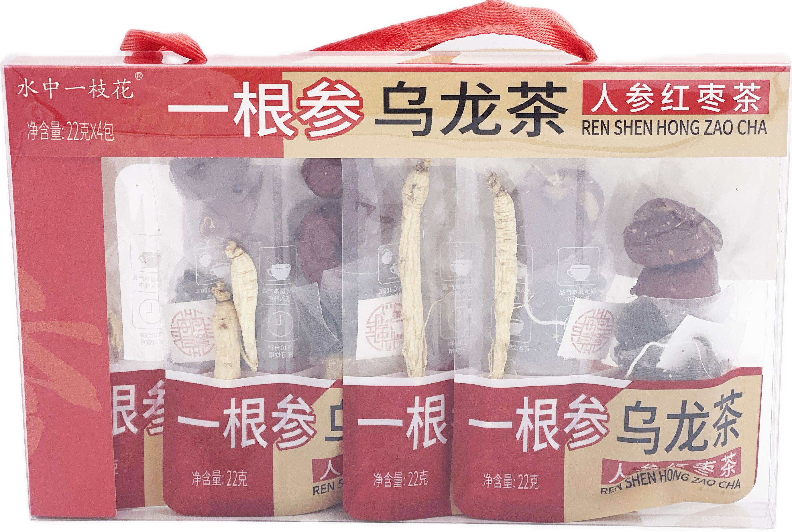 Oolang Genseng & Red Date (20pcs x 4 bgs x 22g)