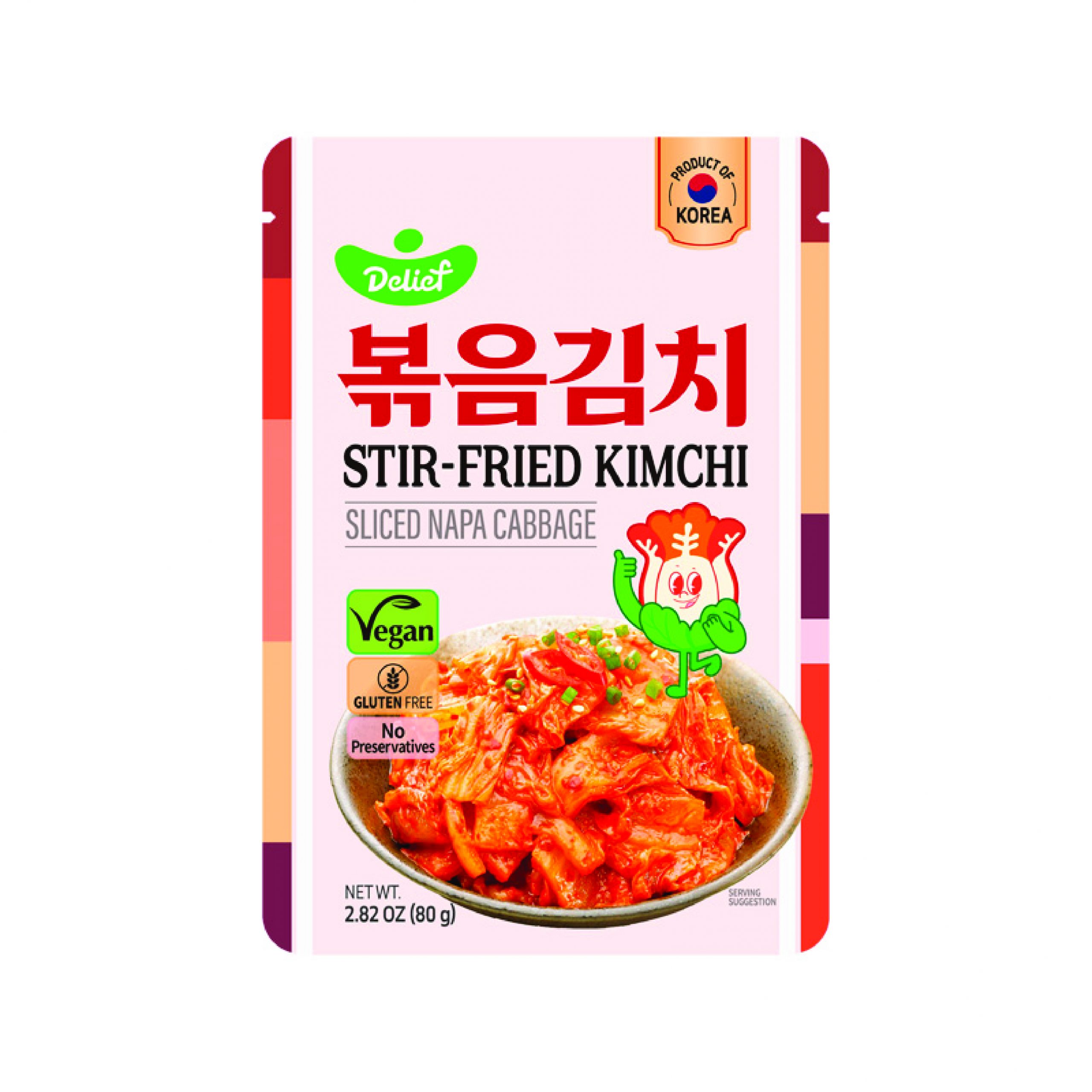 DELIEF Stir-Fried Kimchi 80g x 40 bags