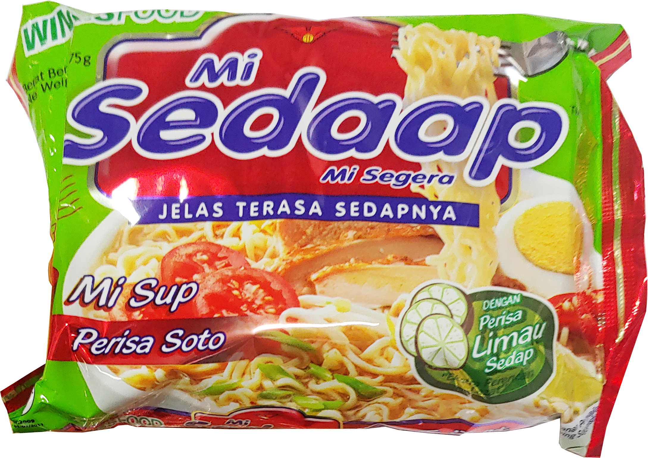 MIE SEDAAP SOTO 8pk x 5bg x 75g (PERISA SOTO)