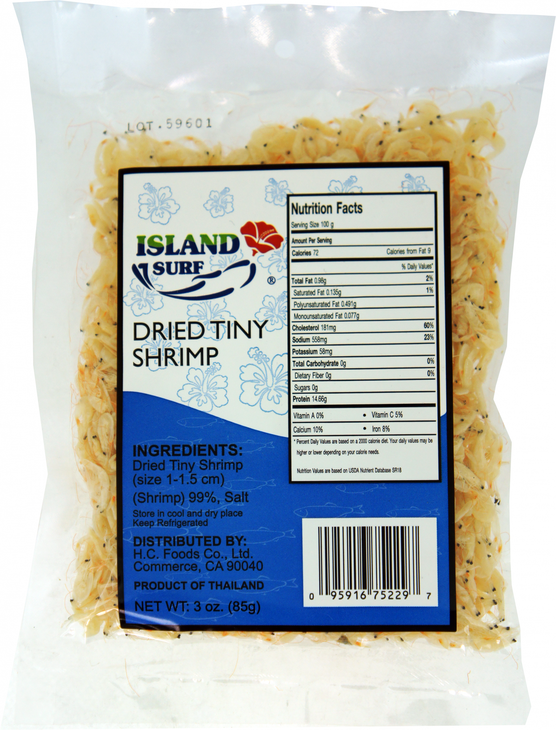 ISLAND SURF TINY SHRIMP (DRIED)
