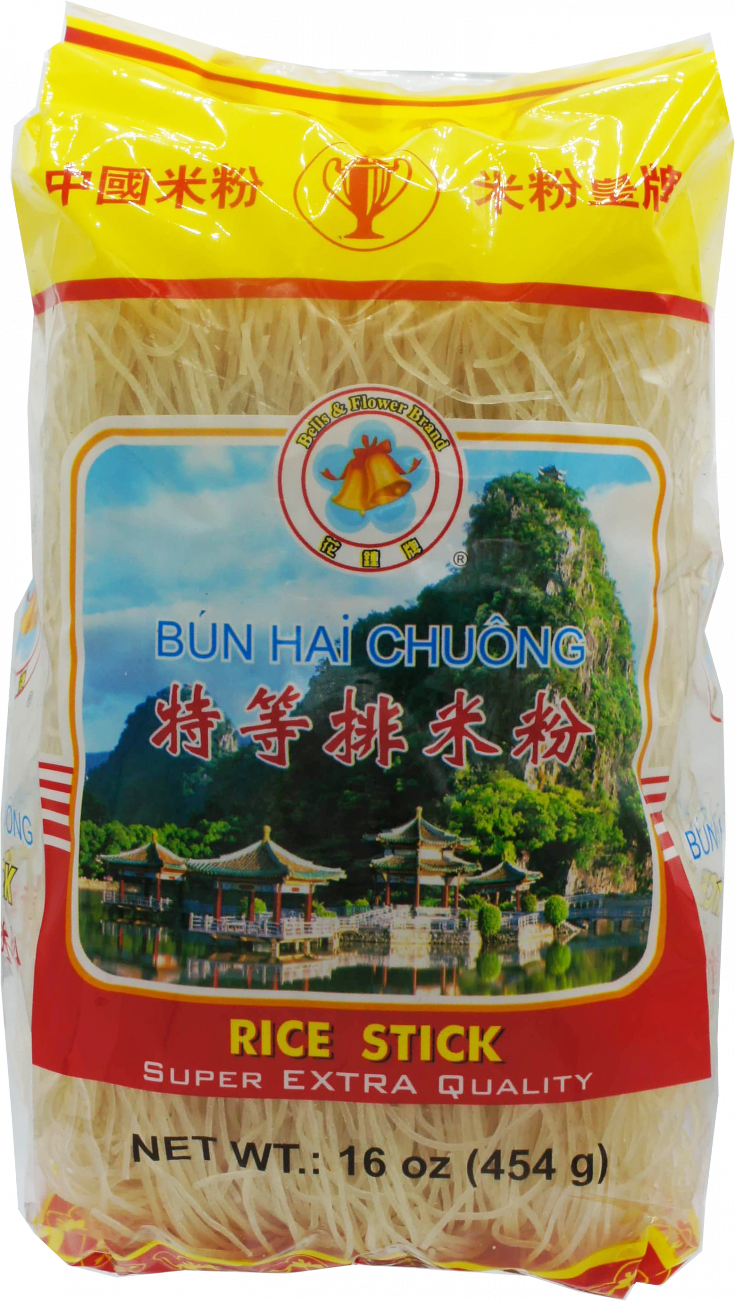 BELLS & FLOWER BUN HAI CHUONG VERMICELLI 60bg x 16oz (454g)