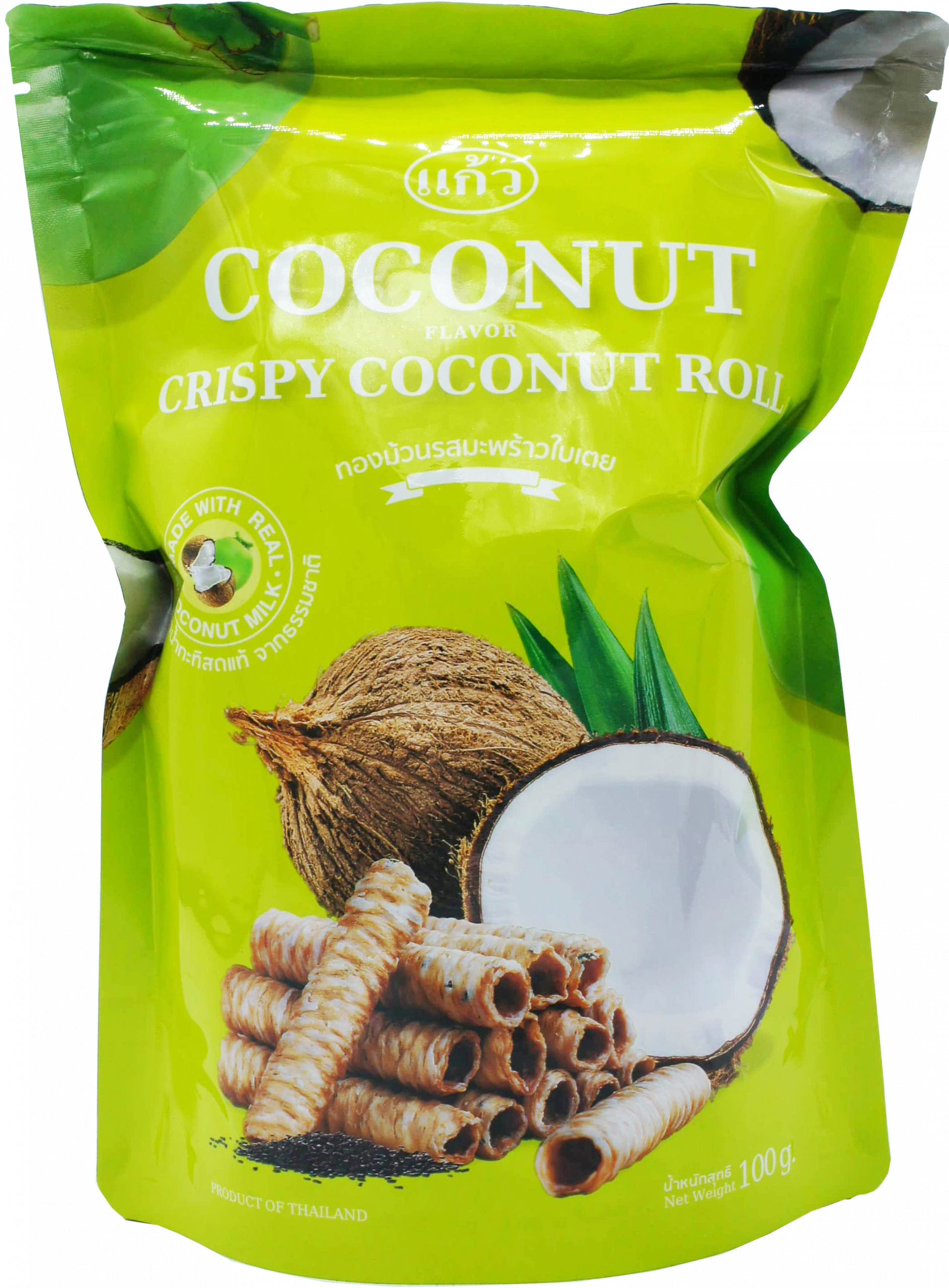 KAEW CRISPY ROLLS PANDANUS 24bg x 3.5oz (100g)