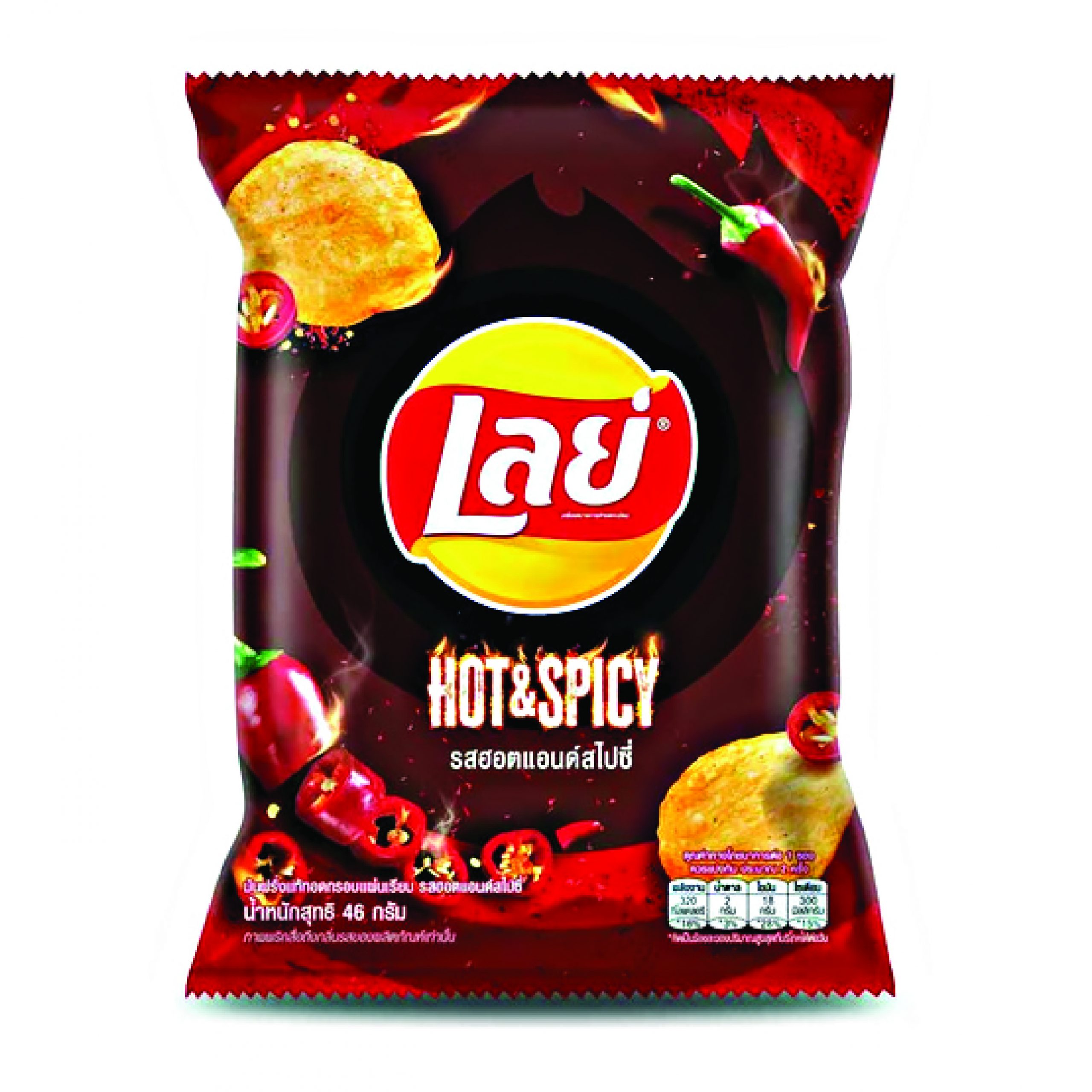LAY'S HOT & SPICY 48g x 6bags x 8pack