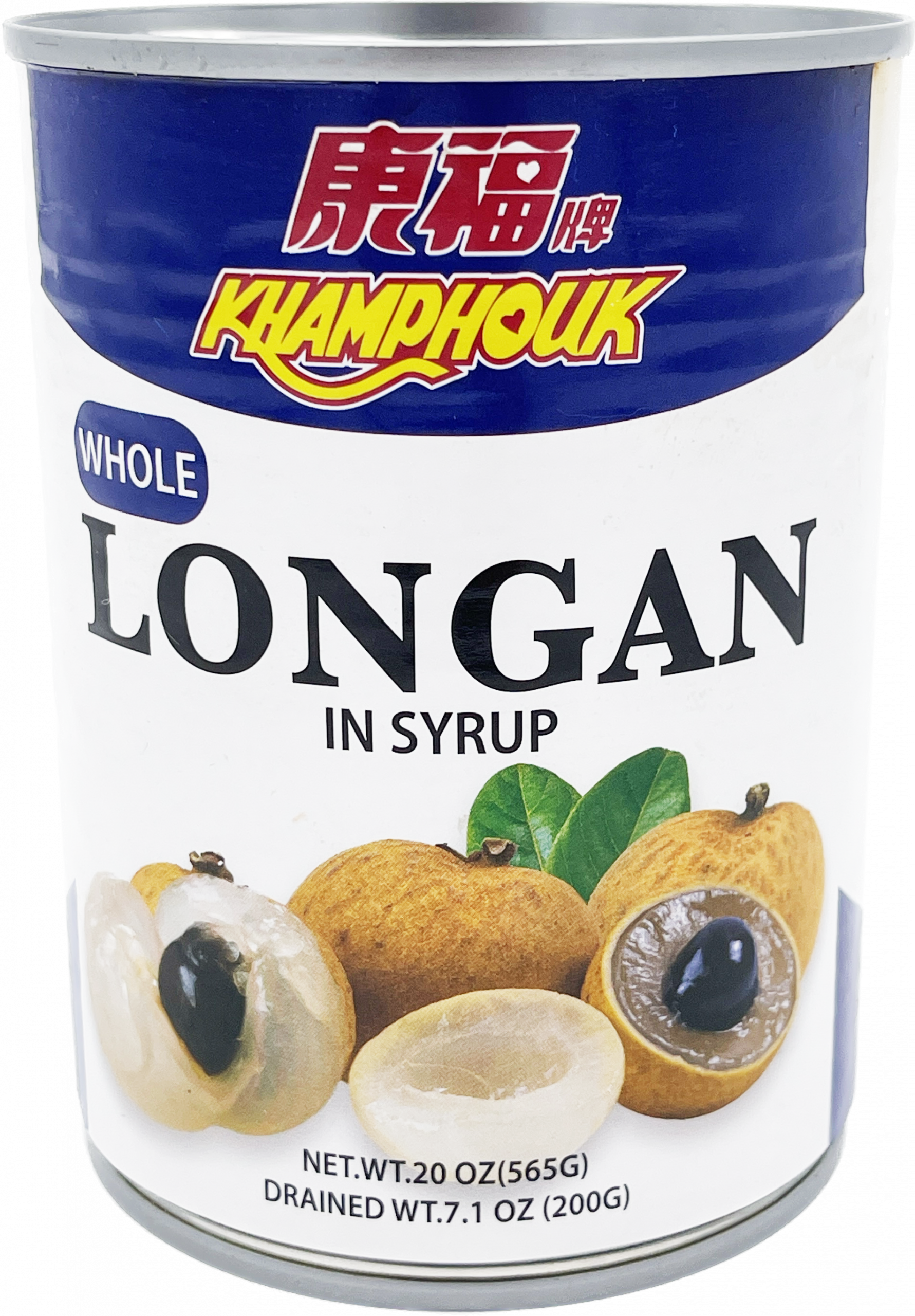 KHAMPHOUK LONGANS IN SYRUP 24cn x 20oz (565g)