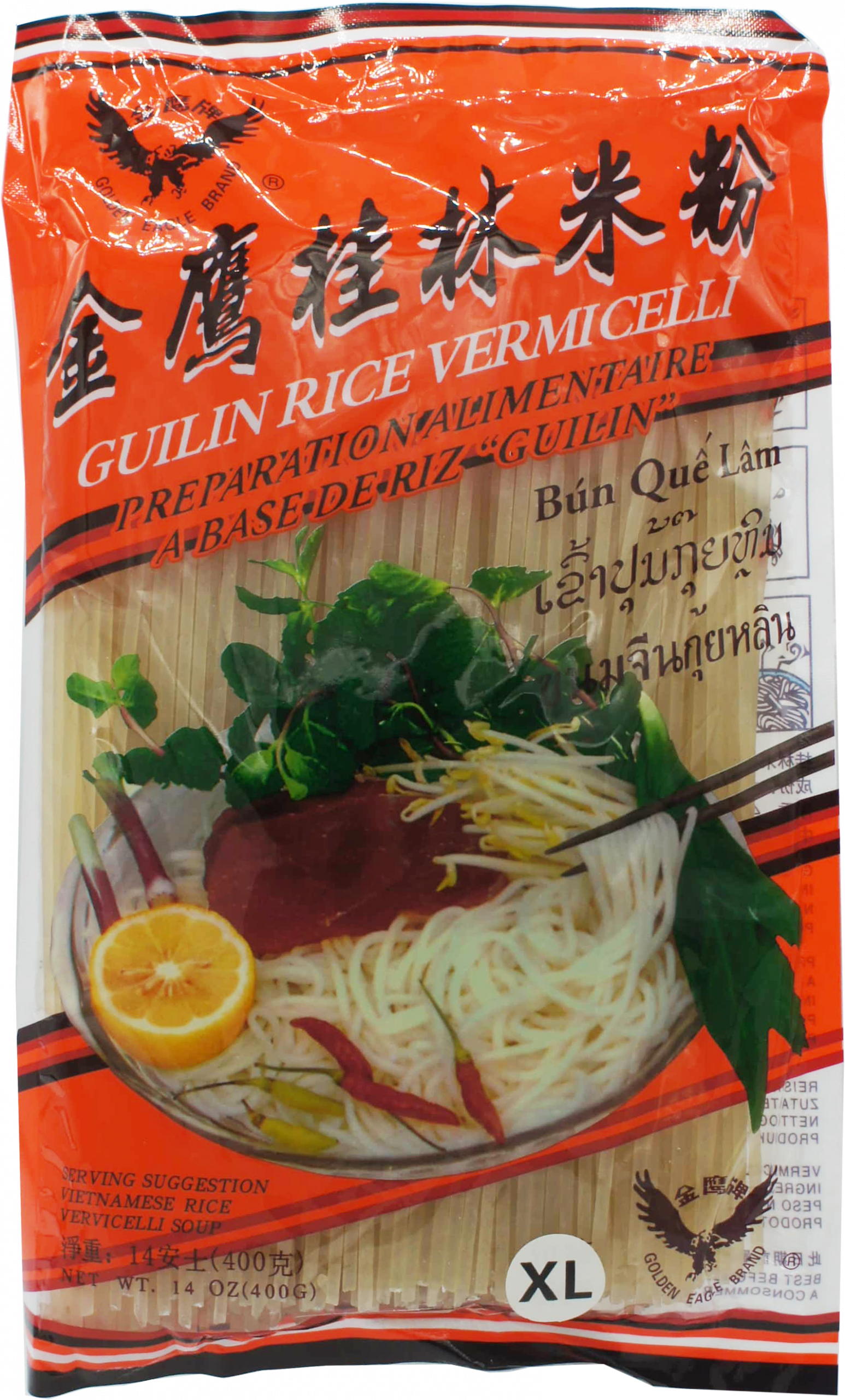 EAGLE GUILIN NOODLES (XLARGE) 60bg x 14oz (400g)