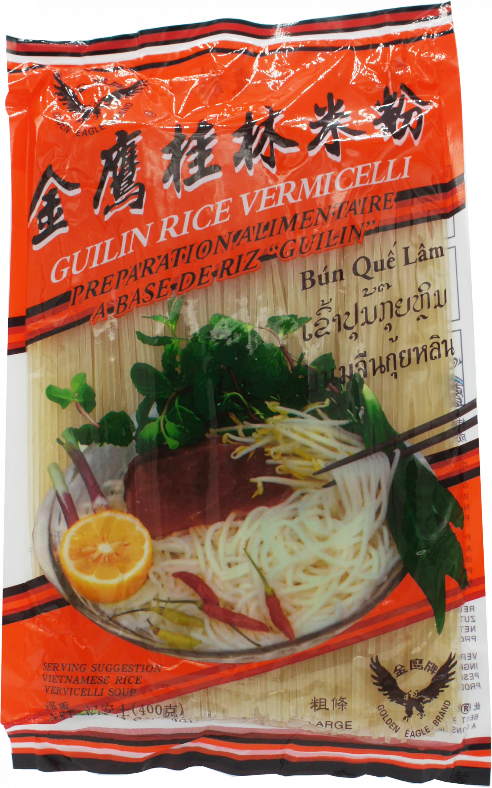 EAGLE GUILIN NOODLES (LARGE) 60bg x 14oz (400g)