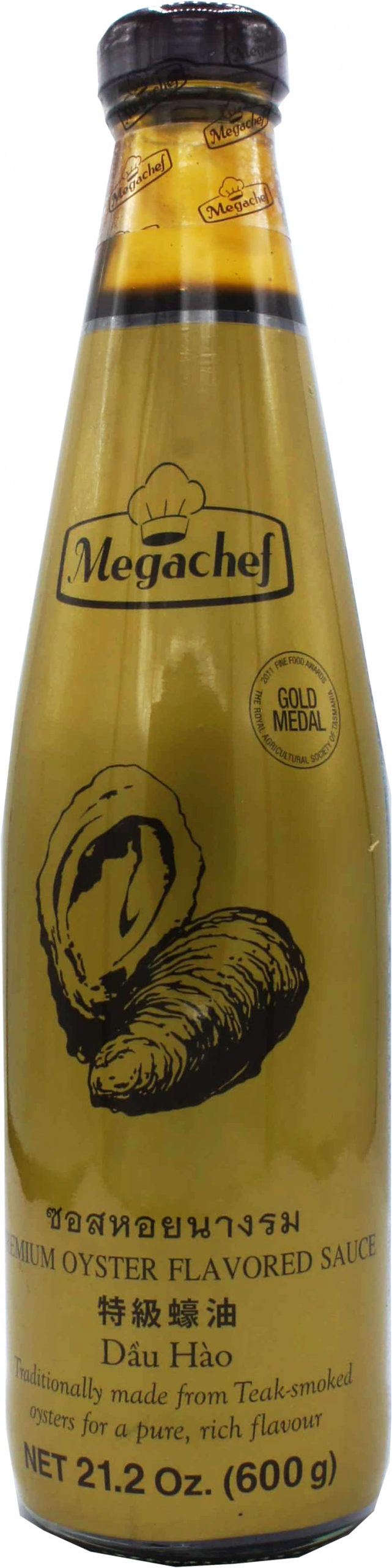 MEGACHEF OYSTER S. 21.2fl.zo(600g) x 12gb