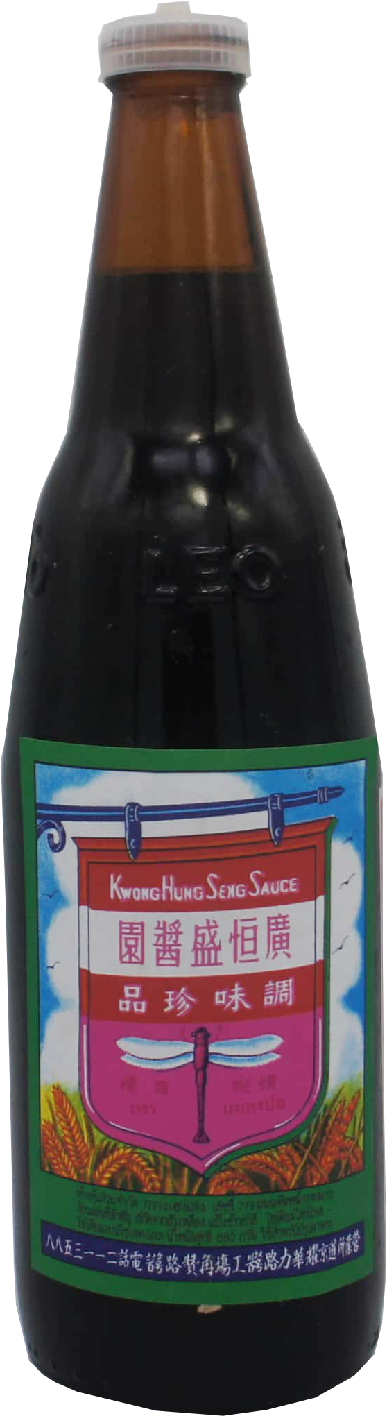 KWONG HONG SENG (DRAGONFLY) THIN SOY SAUCE (B) 12gb x 21floz (1pt 5floz