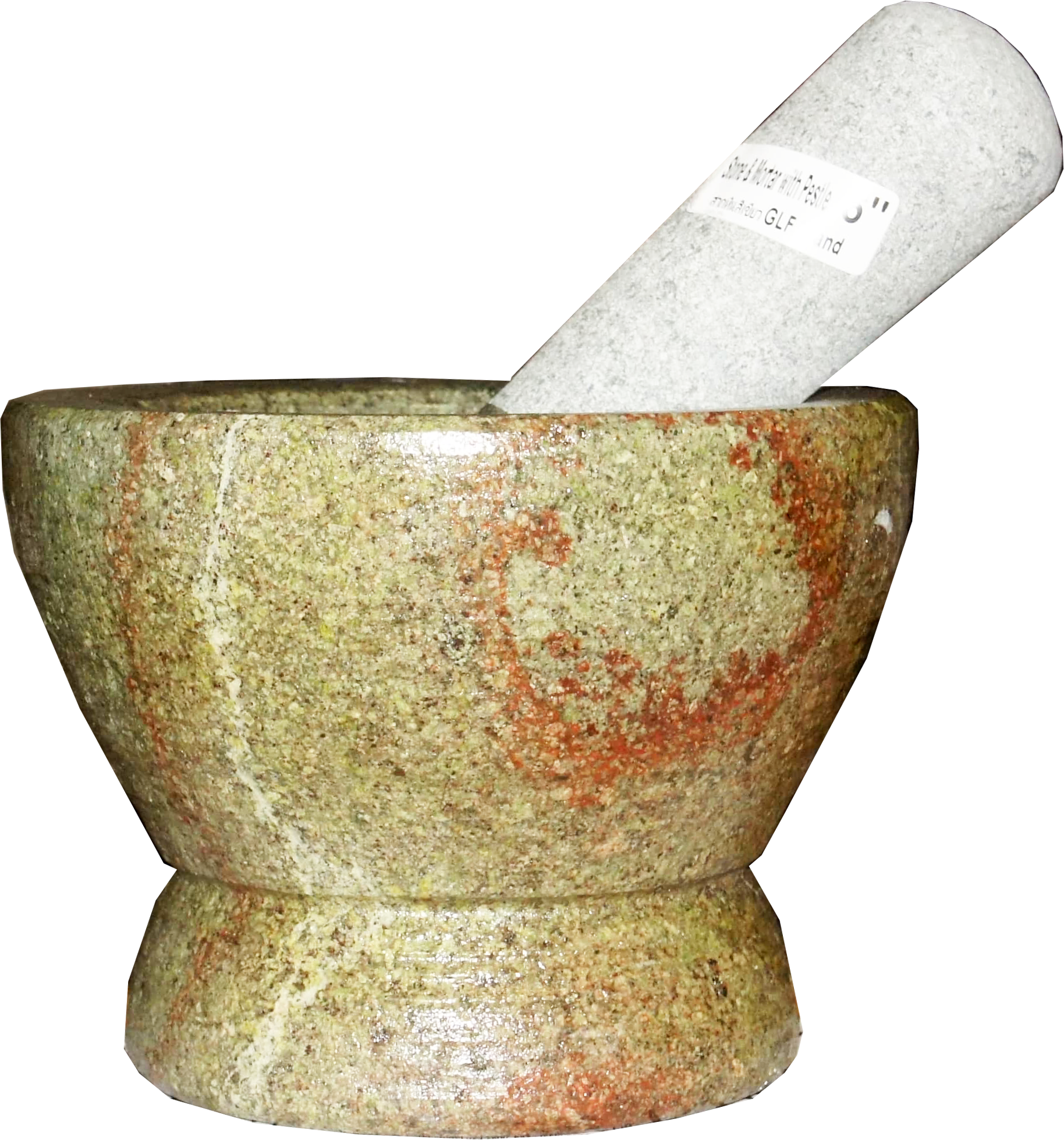 STONE MORTAR & PESTLE 6