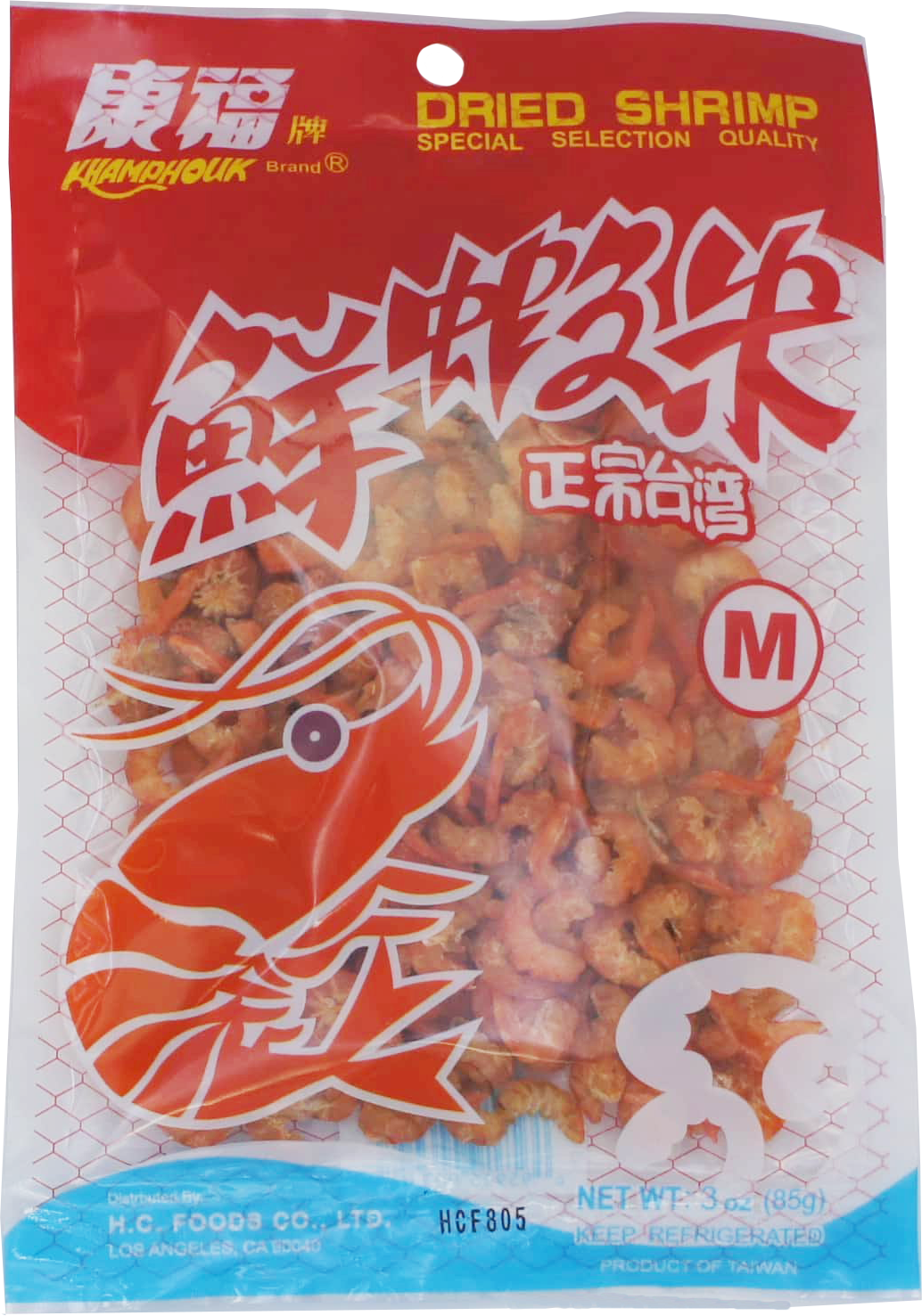 KHAMPHOUK DRIED SHRIMPS (M) 50bgx x 3oz