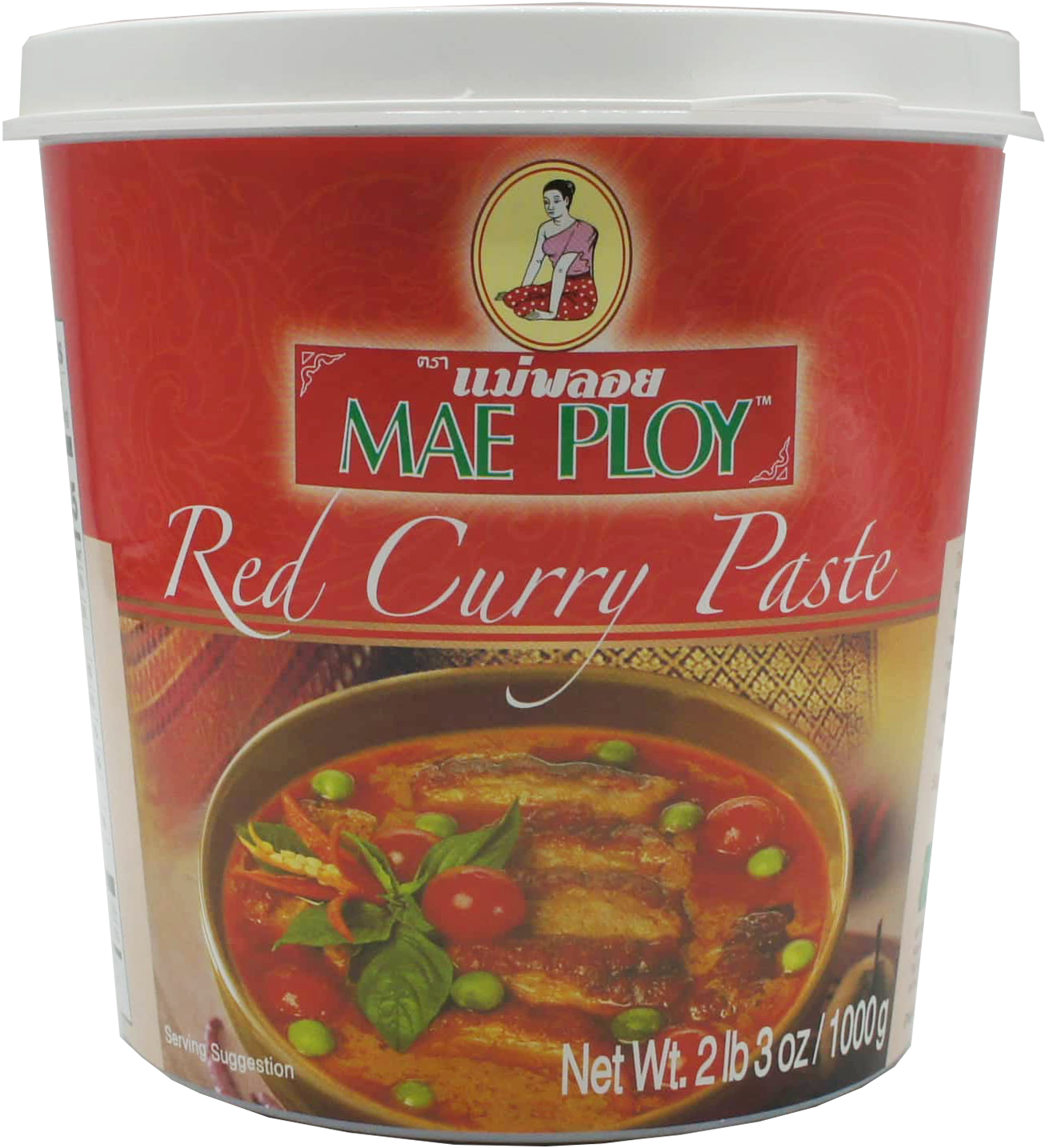 MAE PLOY RED CURRY PASTE 12pj x 35oz (1kg)MAE PLOY RED CURRY PASTE 12pj x 35oz (1kg)